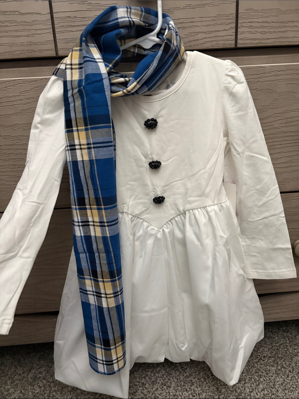 ONLY LITTLE ONCE FROSTY WINTER DRESS SIZE 4T NWT